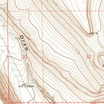 United States Geological Survey Corporation Rim, OR (1971, 24000-Scale) digital map