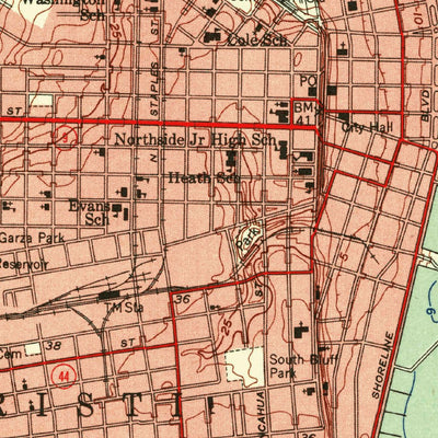 United States Geological Survey Corpus Christi, TX (1951, 24000-Scale) digital map