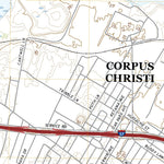 United States Geological Survey Corpus Christi, TX (2022, 24000-Scale) digital map