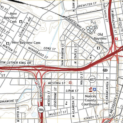 United States Geological Survey Corpus Christi, TX (2022, 24000-Scale) digital map