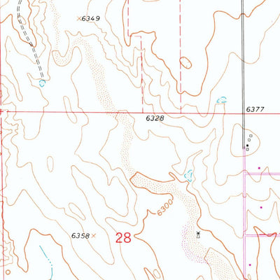 United States Geological Survey Corral Bluffs, CO (1961, 24000-Scale) digital map