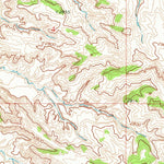 United States Geological Survey Corral Butte, MT (1969, 24000-Scale) digital map
