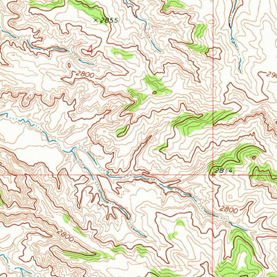 United States Geological Survey Corral Butte, MT (1969, 24000-Scale) digital map