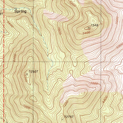 United States Geological Survey Corral Canyon, NV (1986, 24000-Scale) digital map