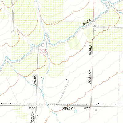 United States Geological Survey Corral Canyon, WA (1977, 24000-Scale) digital map