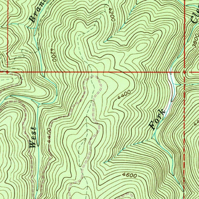 United States Geological Survey Corral Hill, ID (1963, 24000-Scale) digital map