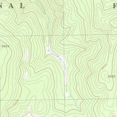 United States Geological Survey Corral Peaks, CO (1980, 24000-Scale) digital map