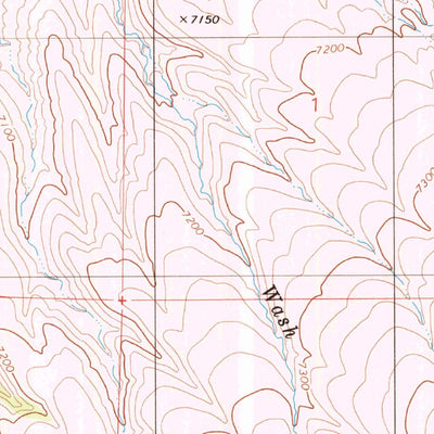 United States Geological Survey Corral Wash, NV (1979, 24000-Scale) digital map