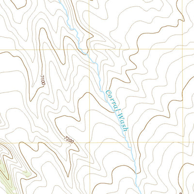 United States Geological Survey Corral Wash, NV (2021, 24000-Scale) digital map