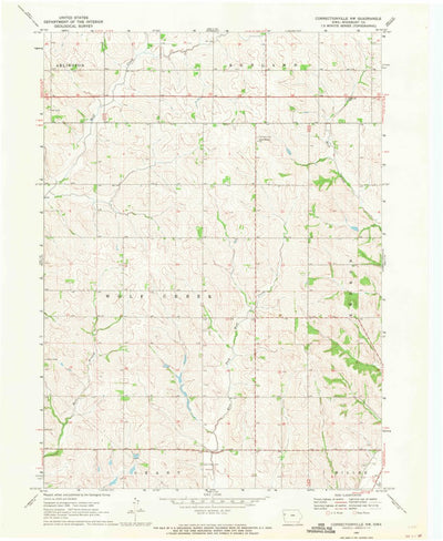 United States Geological Survey Correctionville NW, IA (1969, 24000-Scale) digital map