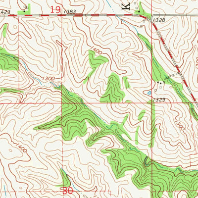 United States Geological Survey Correctionville NW, IA (1969, 24000-Scale) digital map