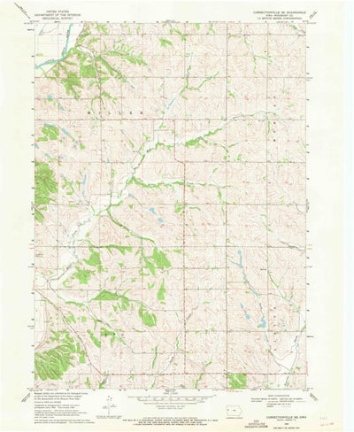 United States Geological Survey Correctionville SE, IA (1969, 24000-Scale) digital map