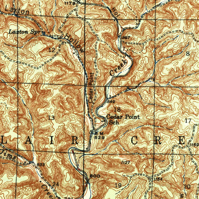 United States Geological Survey Corridon, MO (1947, 62500-Scale) digital map