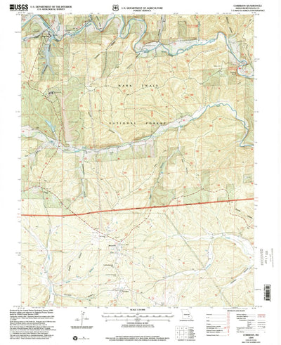United States Geological Survey Corridon, MO (1999, 24000-Scale) digital map