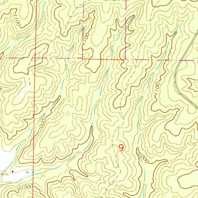 United States Geological Survey Corridon SE, MO (1967, 24000-Scale) digital map