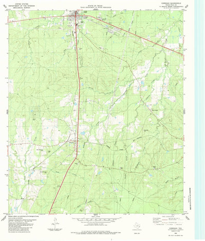 United States Geological Survey Corrigan, TX (1984, 24000-Scale) digital map