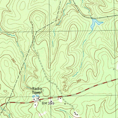 United States Geological Survey Corrigan, TX (1984, 24000-Scale) digital map
