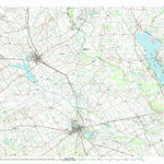 United States Geological Survey Corsicana, TX (1985, 100000-Scale) digital map