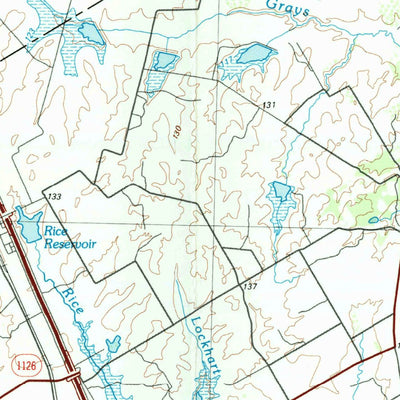 United States Geological Survey Corsicana, TX (1985, 100000-Scale) digital map