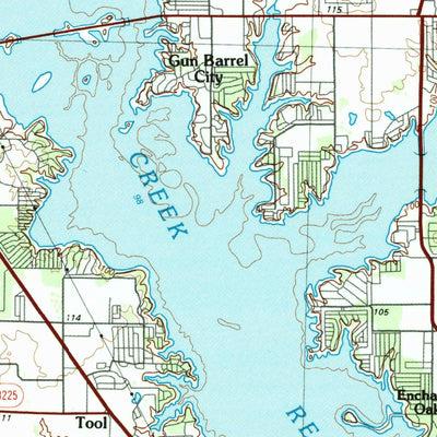 United States Geological Survey Corsicana, TX (1985, 100000-Scale) digital map