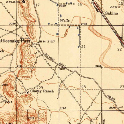 United States Geological Survey Cortaro, AZ (1947, 62500-Scale) digital map