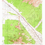 United States Geological Survey Cortaro, AZ (1957, 62500-Scale) digital map
