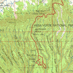 United States Geological Survey Cortez, CO-UT-NM (1959, 250000-Scale) digital map