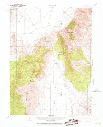 United States Geological Survey Cortez, NV (1938, 62500-Scale) digital map