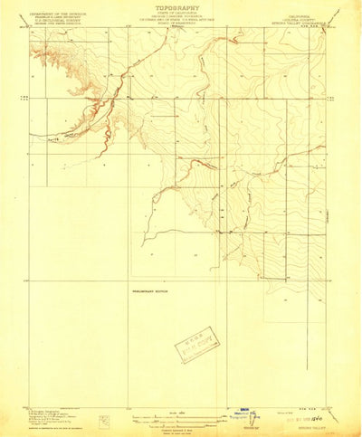 United States Geological Survey Cortina Creek, CA (1918, 31680-Scale) digital map