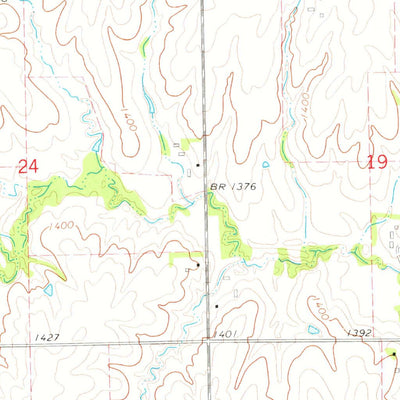 United States Geological Survey Cortland, NE (1964, 24000-Scale) digital map