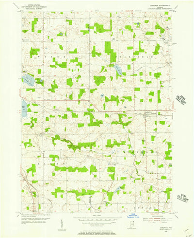 United States Geological Survey Corunna, IN (1955, 24000-Scale) digital map