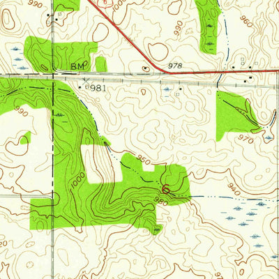 United States Geological Survey Corunna, IN (1955, 24000-Scale) digital map