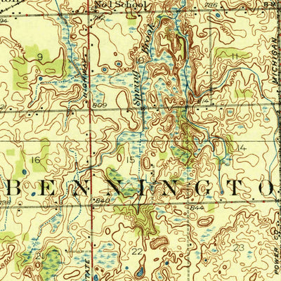 United States Geological Survey Corunna, MI (1929, 62500-Scale) digital map