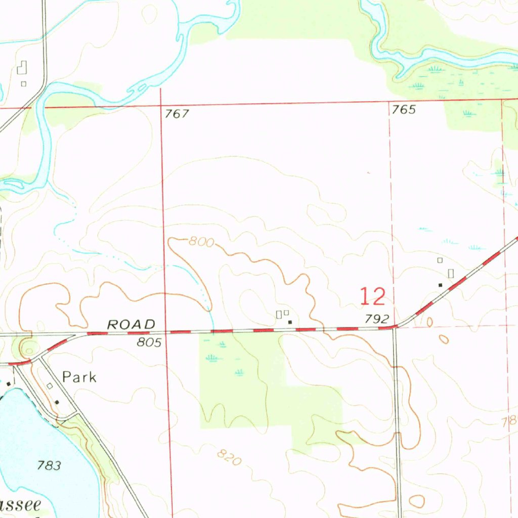 Corunna, MI (1972, 24000-Scale) Map by United States Geological Survey ...