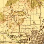 United States Geological Survey Corvallis, OR (1921, 62500-Scale) digital map