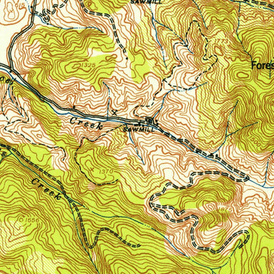 United States Geological Survey Corvallis, OR (1942, 62500-Scale) digital map