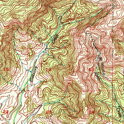United States Geological Survey Corvallis, OR (1956, 62500-Scale) digital map