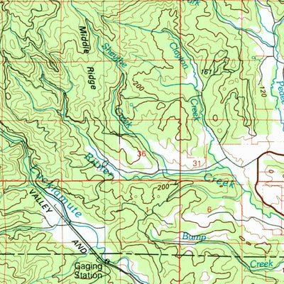 United States Geological Survey Corvallis, OR (1980, 100000-Scale) digital map