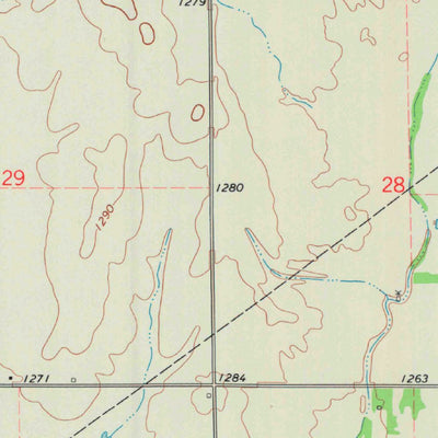 United States Geological Survey Corwin, KS (1972, 24000-Scale) digital map