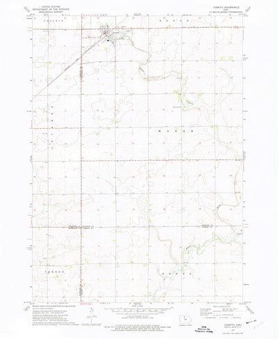 United States Geological Survey Corwith, IA (1972, 24000-Scale) digital map