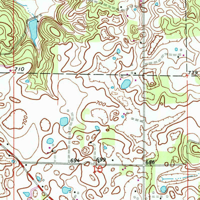 United States Geological Survey Corydon East, IN (1966, 24000-Scale) digital map