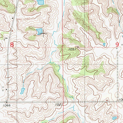 United States Geological Survey Corydon, IA (1982, 24000-Scale) digital map