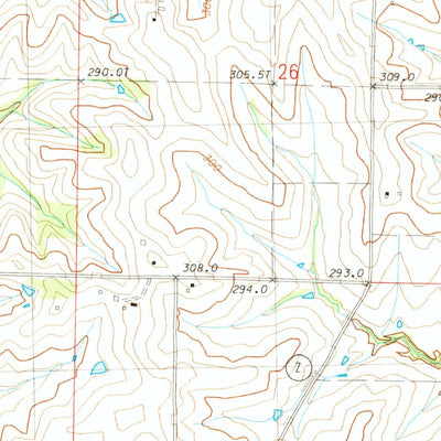 United States Geological Survey Cosby, MO (1983, 24000-Scale) digital map