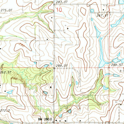 United States Geological Survey Cosby, MO (1983, 24000-Scale) digital map