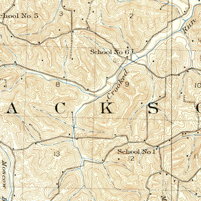 United States Geological Survey Coshocton, OH (1913, 62500-Scale) digital map