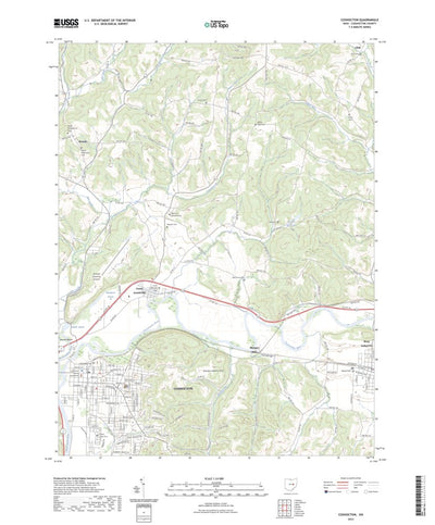 United States Geological Survey Coshocton, OH (2023, 24000-Scale) digital map