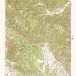 United States Geological Survey Cosio Knob, CA (1949, 24000-Scale) digital map