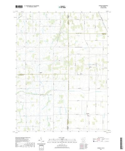 United States Geological Survey Cosmos, OH (2019, 24000-Scale) digital map