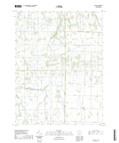 United States Geological Survey Cosmos, OH (2023, 24000-Scale) digital map