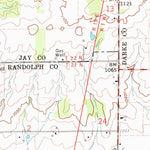 United States Geological Survey Cosmos, OH-IN (1960, 24000-Scale) digital map